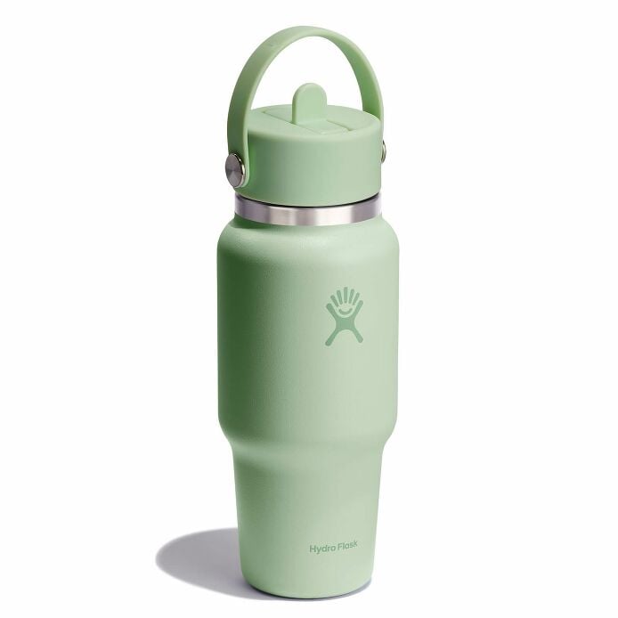 24 Oz Wide Mouth Flex Straw Travel Bottle