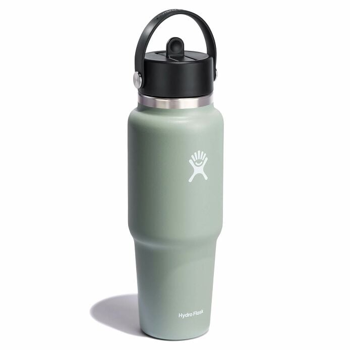 32 oz Wide Mouth Flex Straw Travel Bottle