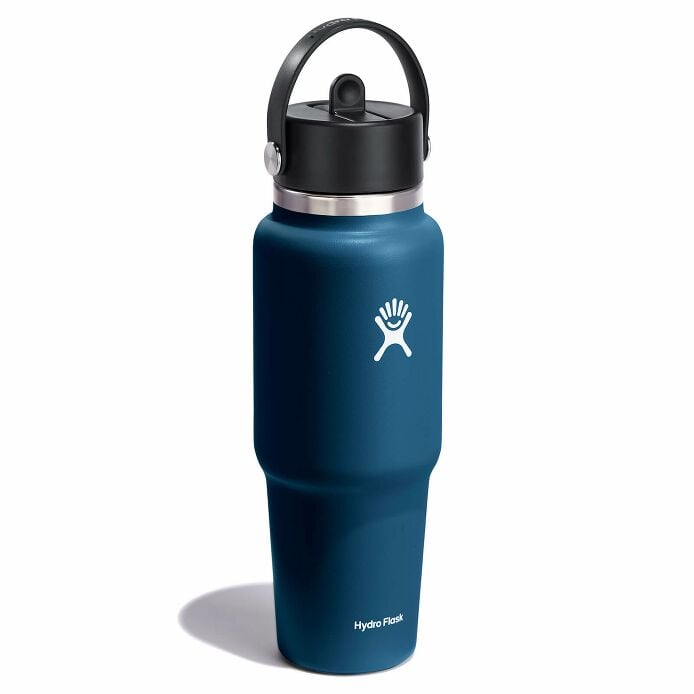 32 oz Wide Mouth Flex Straw Travel Bottle