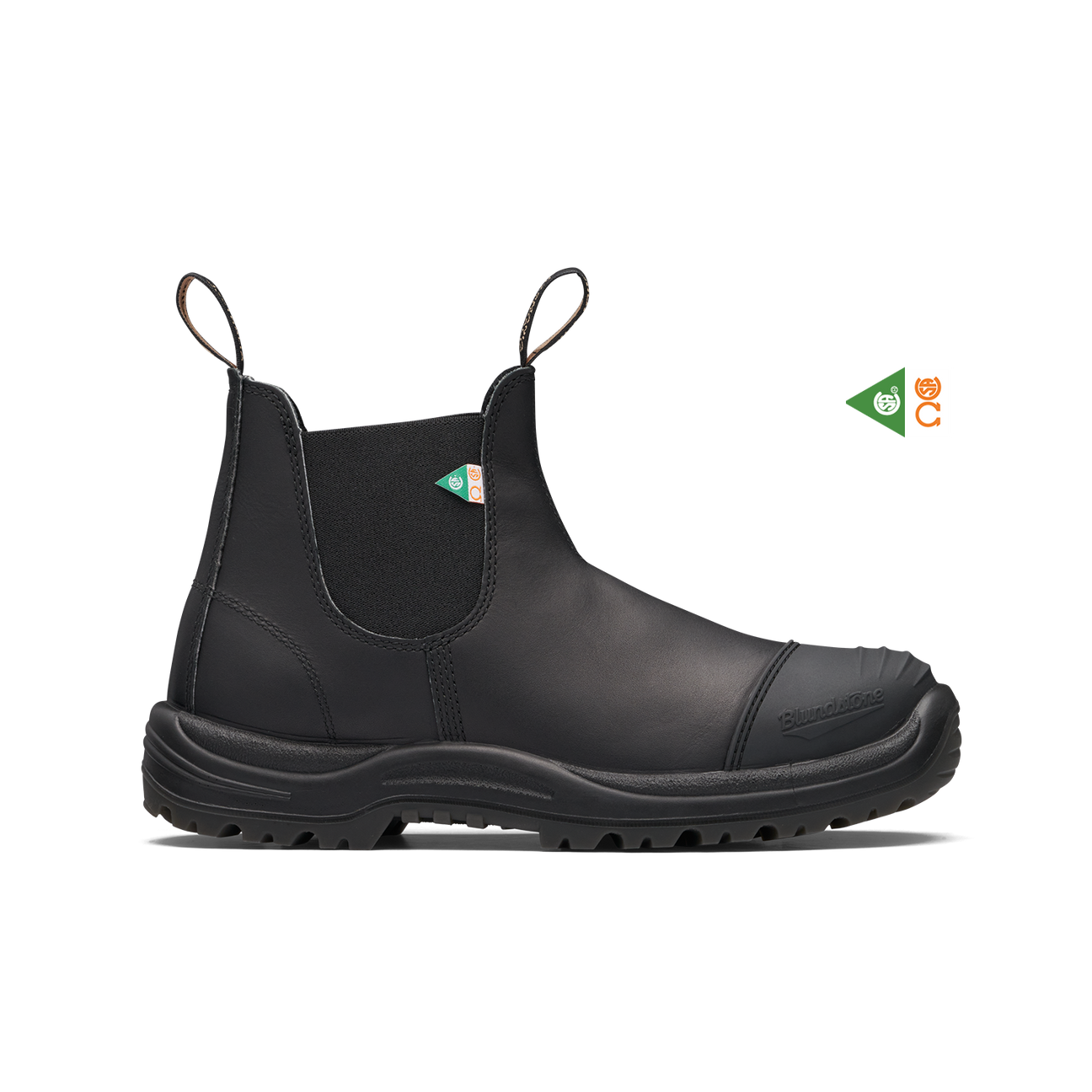 168 Work and Safety BLK w/Toe Cap