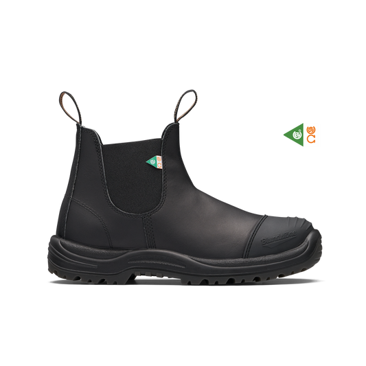 168 Work and Safety BLK w/Toe Cap