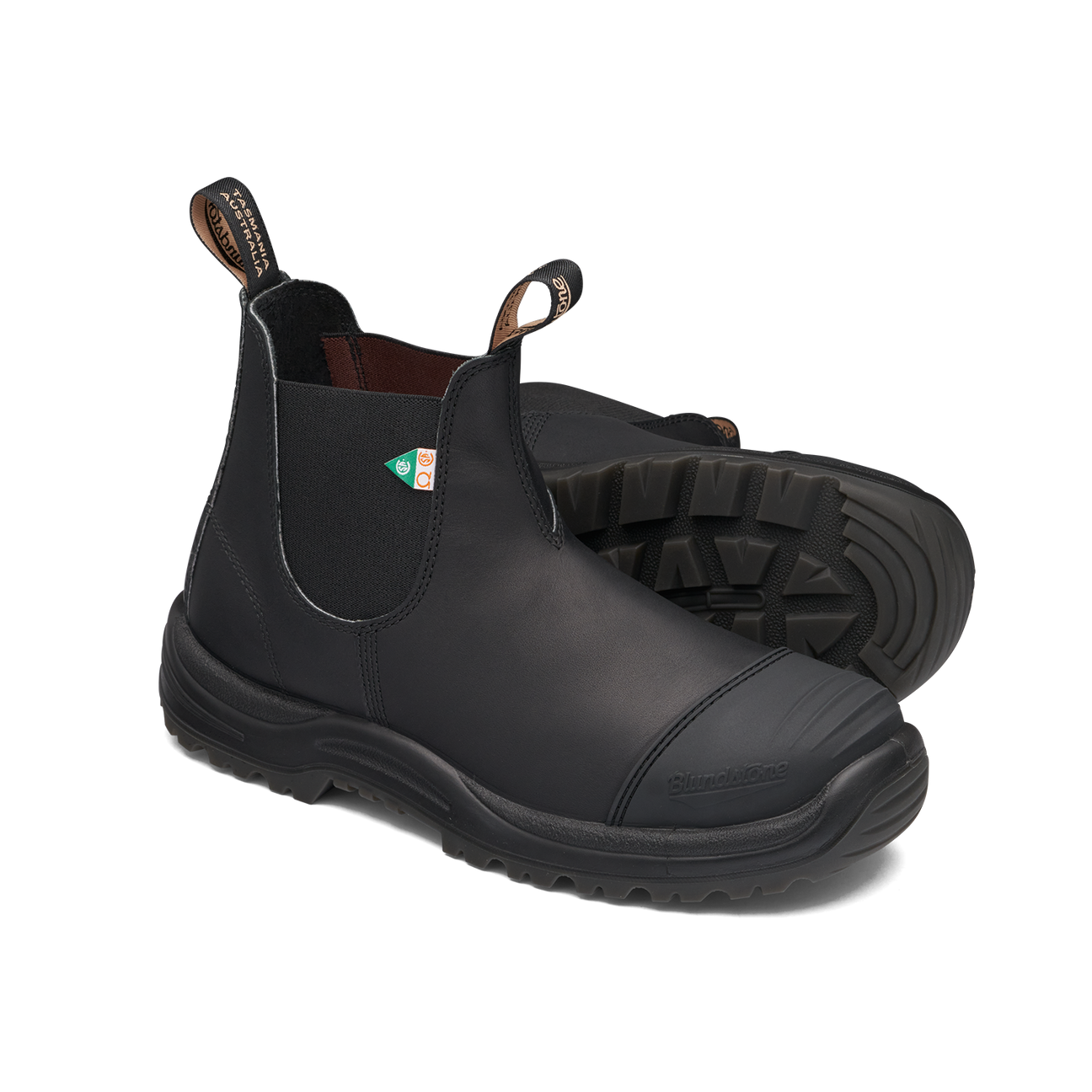 168 Work and Safety BLK w/Toe Cap