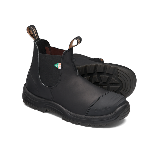 168 Work and Safety BLK w/Toe Cap
