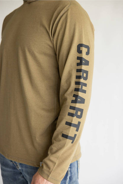 Men's Force Relaxed Hooded Long Sleeve Shirt