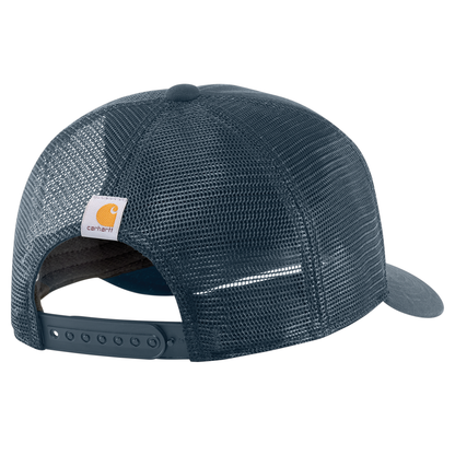 Canvas Mesh Back Embossed Cap