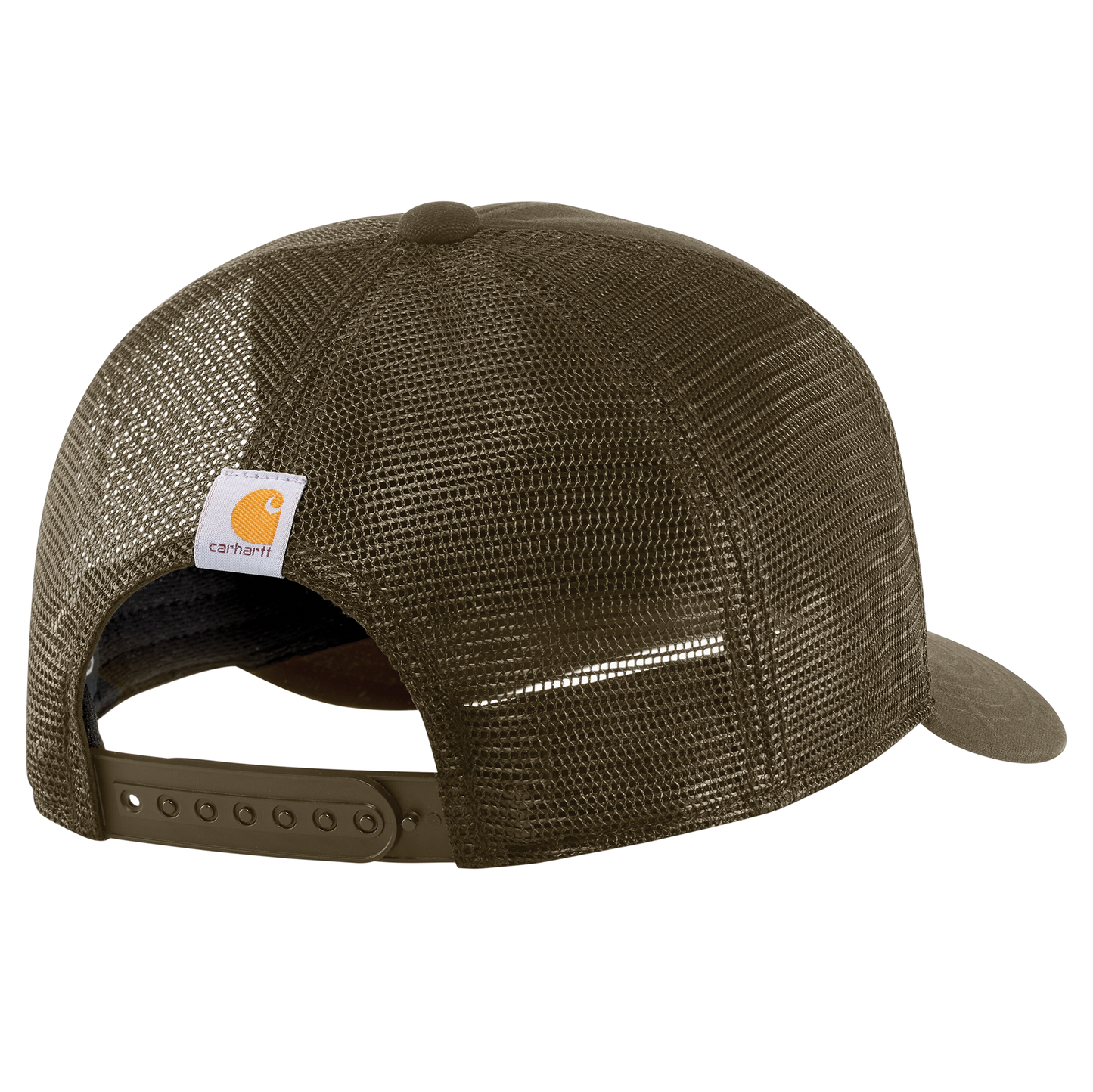 Canvas Mesh Back Embossed Cap