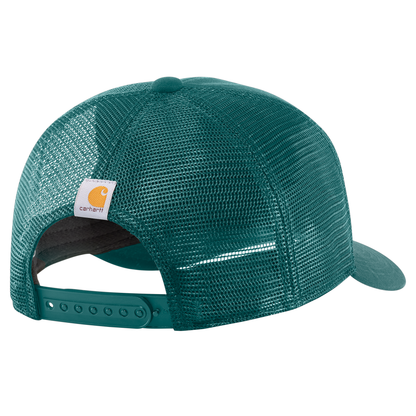 Canvas Mesh Back Embossed Cap