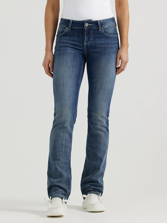 Women's Essential Mid-Rise Straight Leg Jean