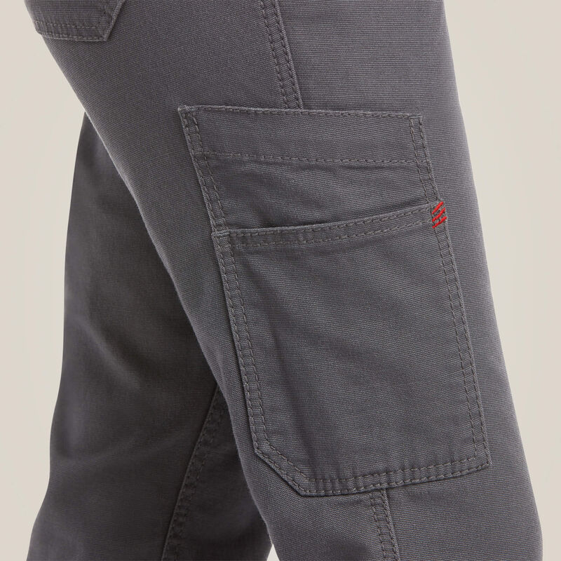 FR Stretch Duralight Canvas Straight Leg Pant - Grey