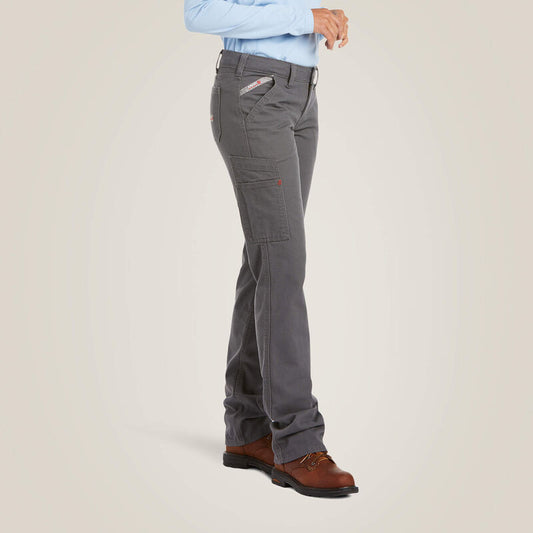 FR Stretch Duralight Canvas Straight Leg Pant - Grey