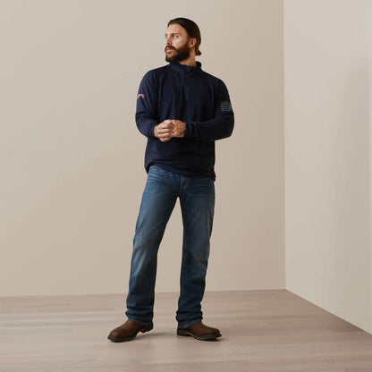 FR Combat Stretch 1/4 Zip Work Shirt
