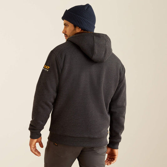 Rebar Sherpa-Lined Zip Up Hoodie