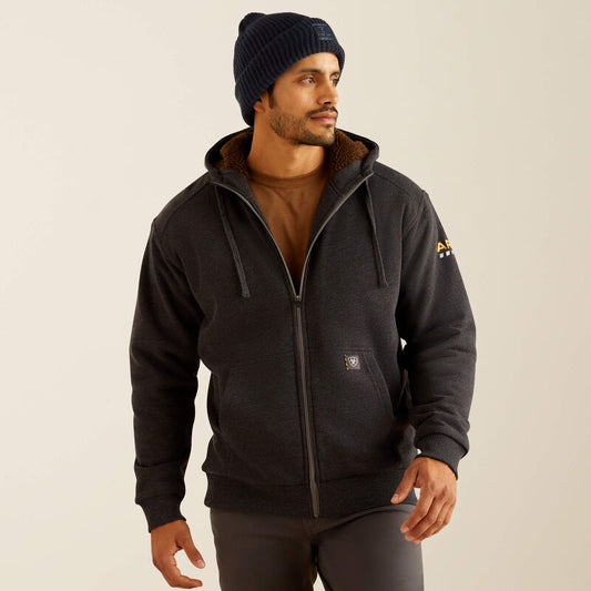 Rebar Sherpa-Lined Zip Up Hoodie