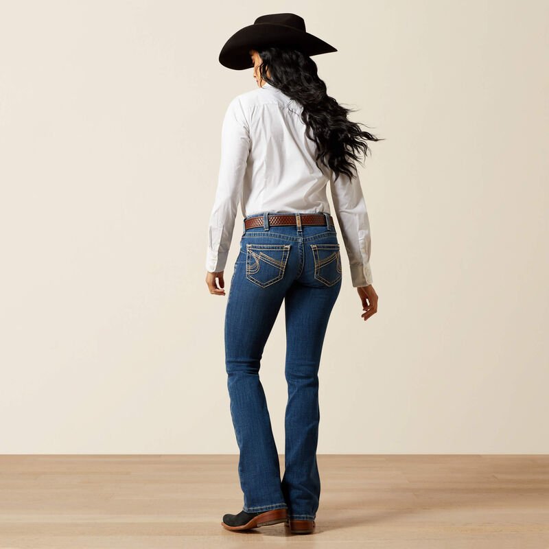 Women's Mid Rise Joanna Boot Cut Jean