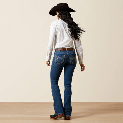 Women's Mid Rise Joanna Boot Cut Jean