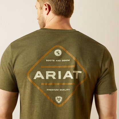 Men's Roped Diamond Short Sleeve T-Shirt