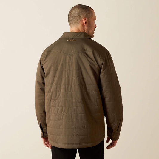 Men's Quilted Shirt Jacket