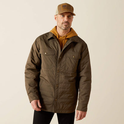 Men's Quilted Shirt Jacket