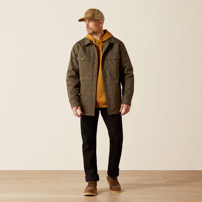 Men's Quilted Shirt Jacket