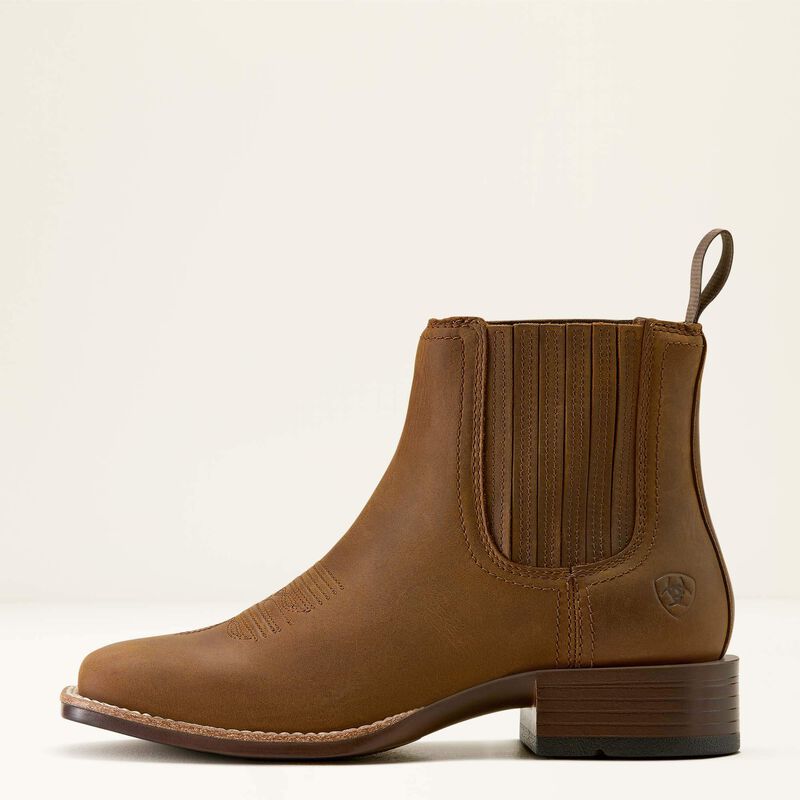 Women's Booker Chelsea Wide Square Toe Western Boot