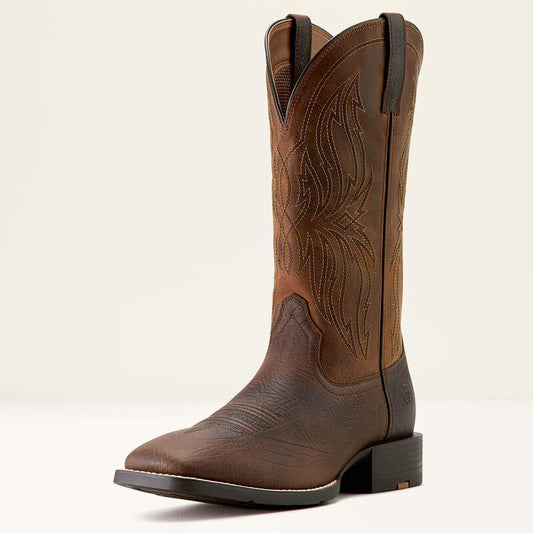 Men's Sport Rustler Wide Square Toe Cowboy Boot