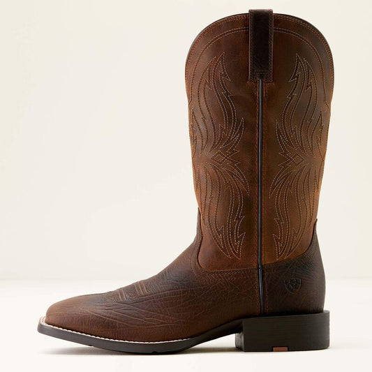Men's Sport Rustler Wide Square Toe Cowboy Boot