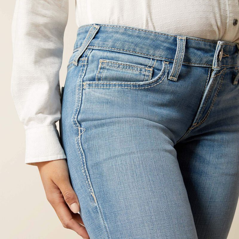 Women's Mid Rise Giovana Slim Trouser Jeans