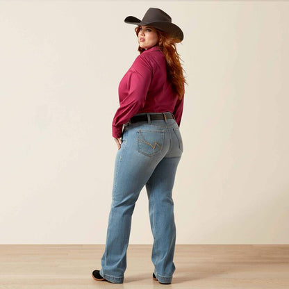 Women's Mid Rise Giovana Slim Trouser Jeans