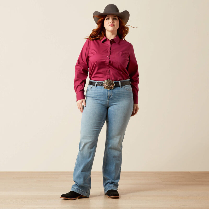 Women's Mid Rise Giovana Slim Trouser Jeans