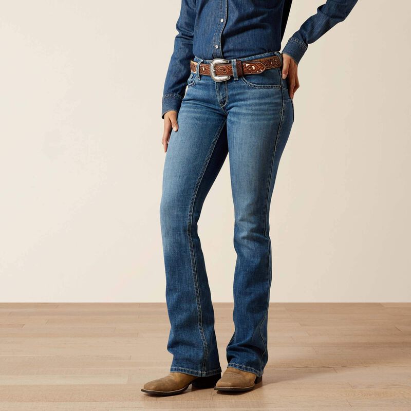 Women's Mid Rise Aisha Bootcut Jeans