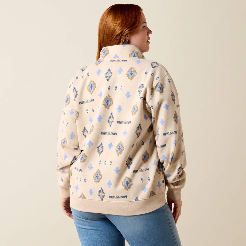 Women's Sapphire 1/2 Zip Sweatshirt