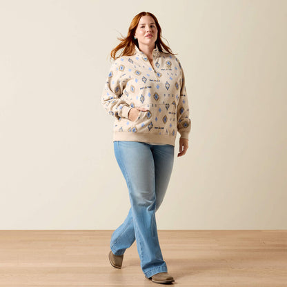 Women's Sapphire 1/2 Zip Sweatshirt