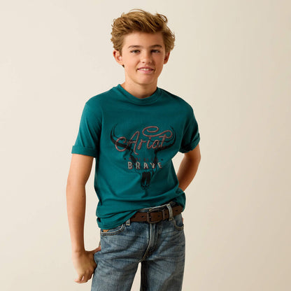 Boy's Cattle Skull T-Shirt