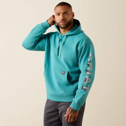 Men's Rebar Lightweight Logo Hoodie