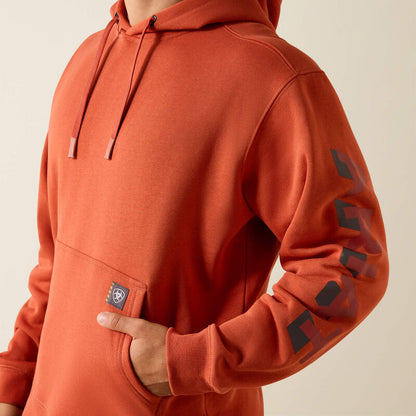 Men's Rebar Lightweight Logo Hoodie