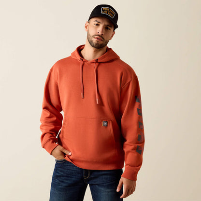 Men's Rebar Lightweight Logo Hoodie