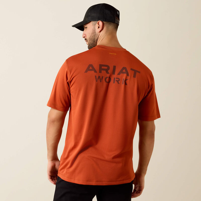 Men's Rebar Heat Fighter Textured Short Sleeve T-Shirt
