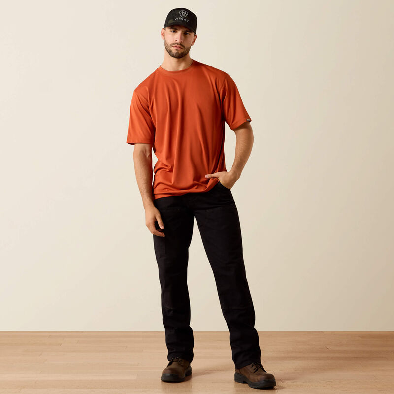 Men's Rebar Heat Fighter Textured Short Sleeve T-Shirt