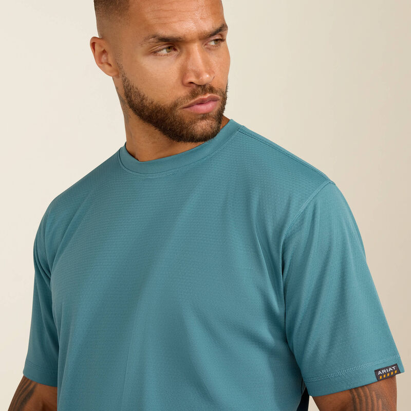 Men's Rebar Heat Fighter Textured Short Sleeve T-Shirt