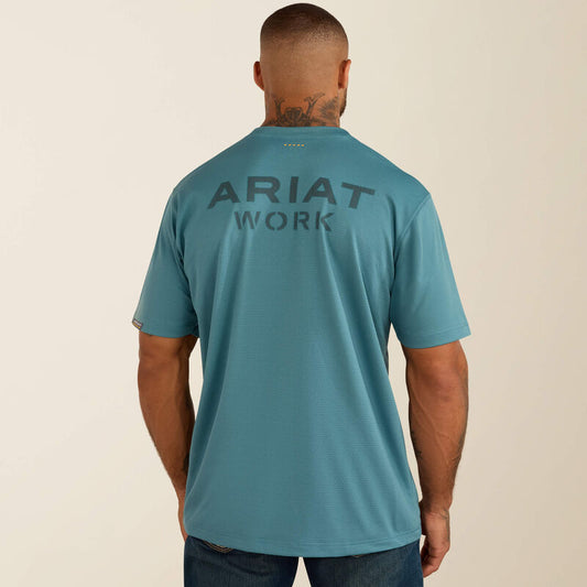 Men's Rebar Heat Fighter Textured Short Sleeve T-Shirt
