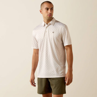 Men's All Over Print Classic Fit Polo