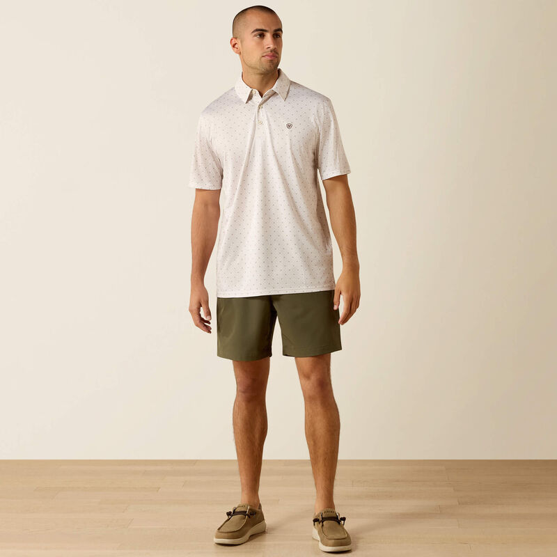 Men's All Over Print Classic Fit Polo