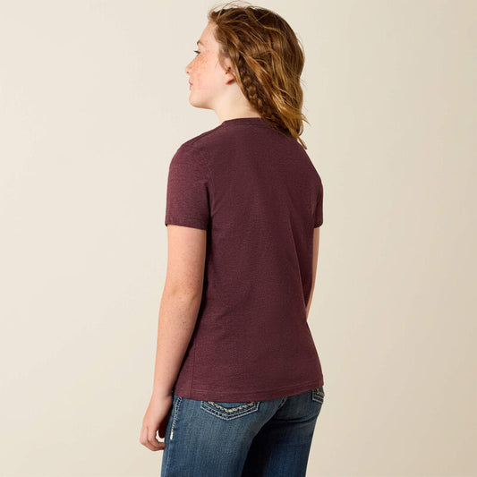 Girl's Skulls Florals T-Shirt