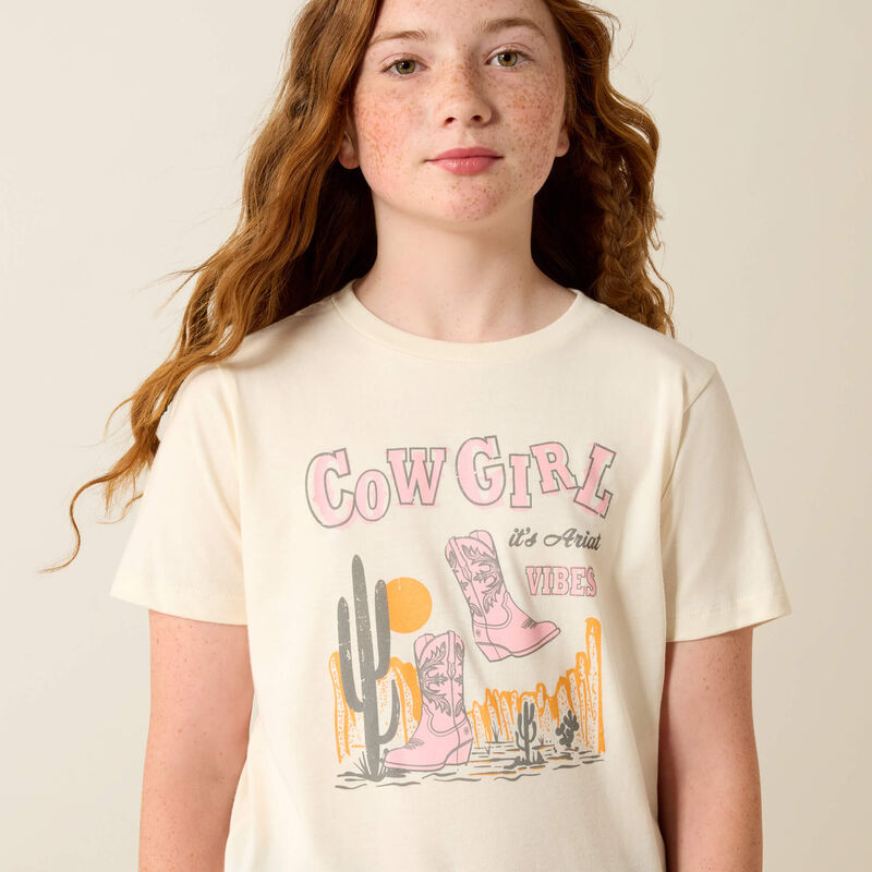 Girl's Cowgirl Vibes T-Shirt