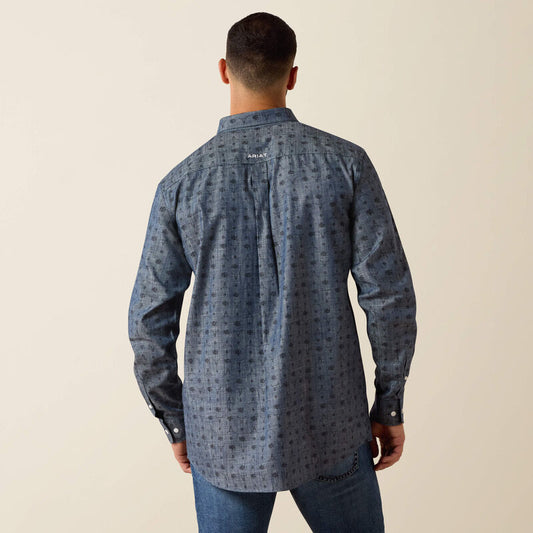 Men's Casual Team Long Sleeve Shirt