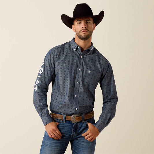 Men's Casual Team Long Sleeve Shirt