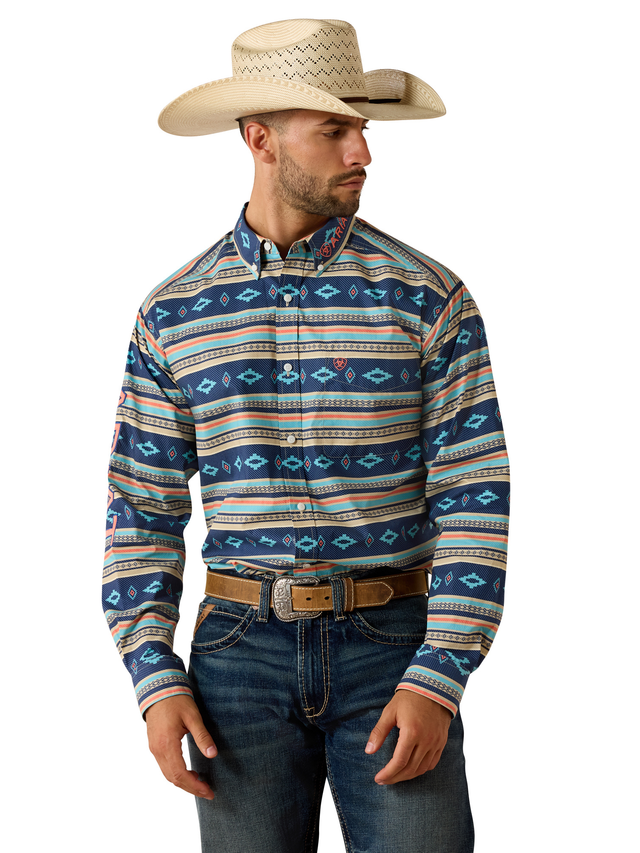 Men's Casual Team Serape Long Sleeve Shirt