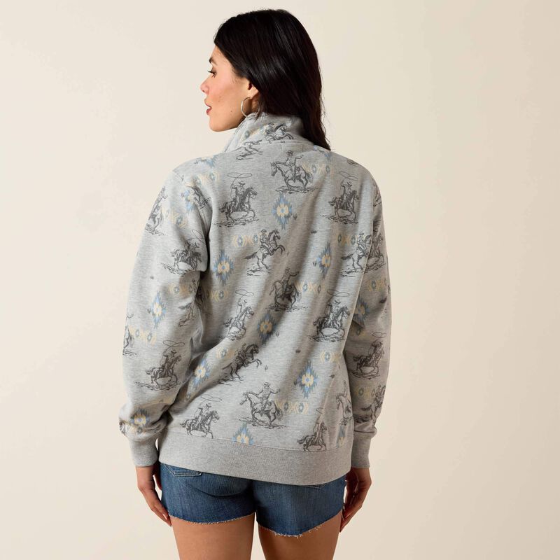 Women's Sapphire 1/2 Zip Sweatshirt