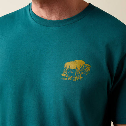 Men's Bison Wander Flag Classic SS T-Shirt