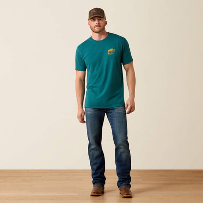 Men's Bison Wander Flag Classic SS T-Shirt